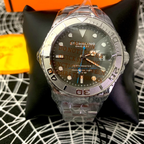 Stuhrling Depthmaster Men's Swiss Automatic Watch - Picture 3 of 16